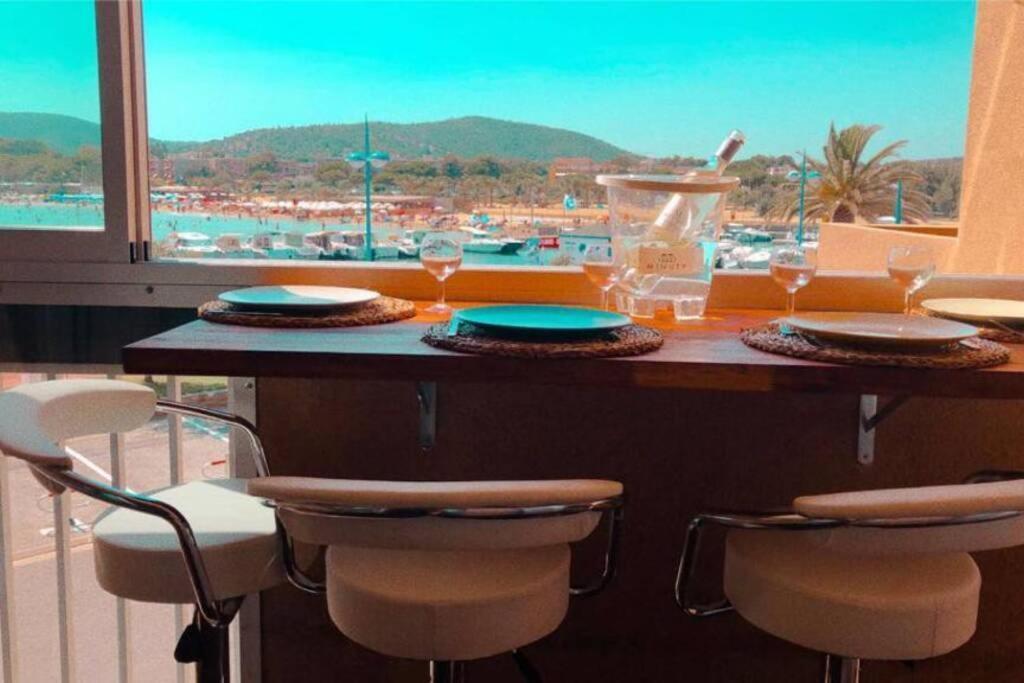 Face Mer Entre Plage Et Marina Bormes-les-Mimosas Dış mekan fotoğraf